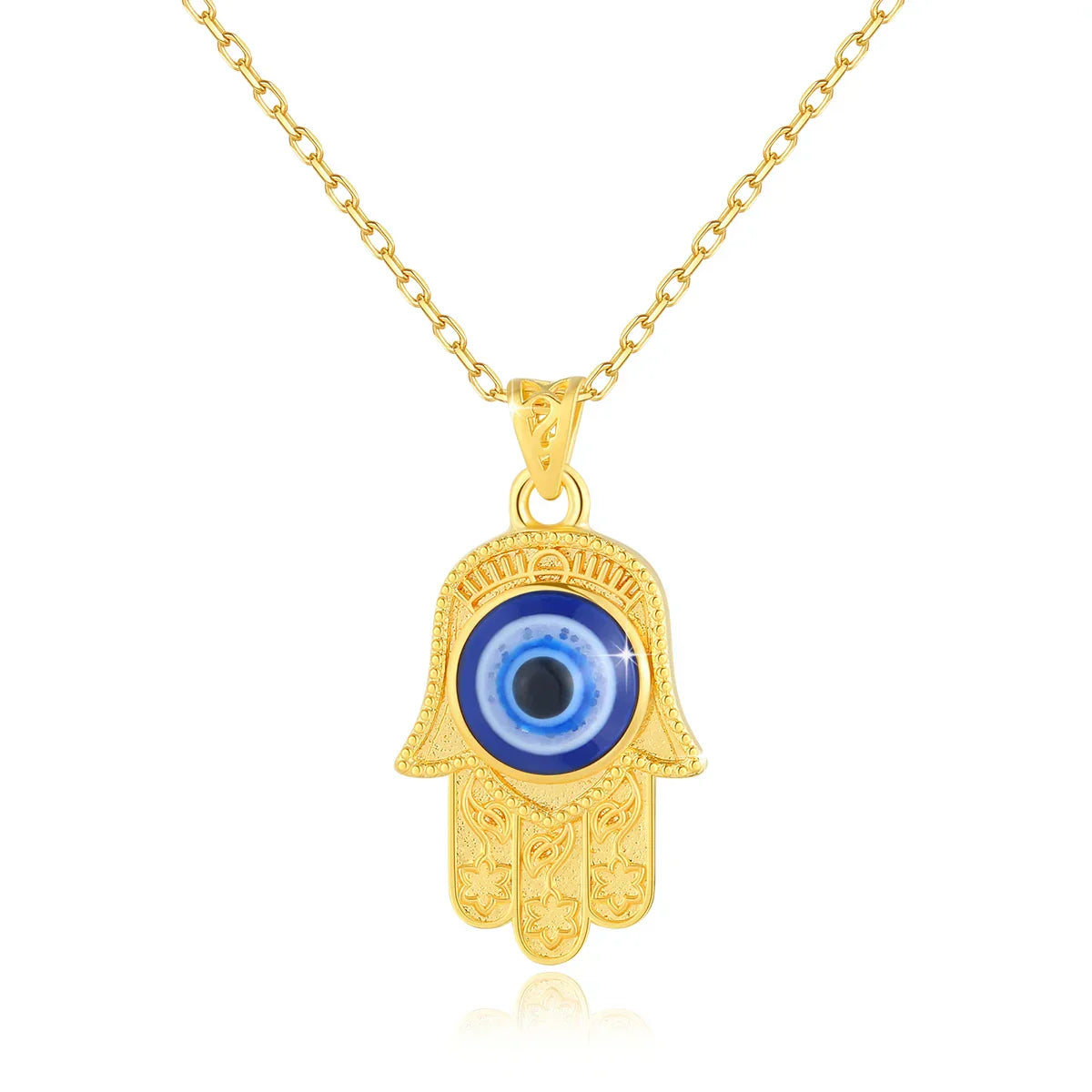 Fortuna onda ögat - guld halsband