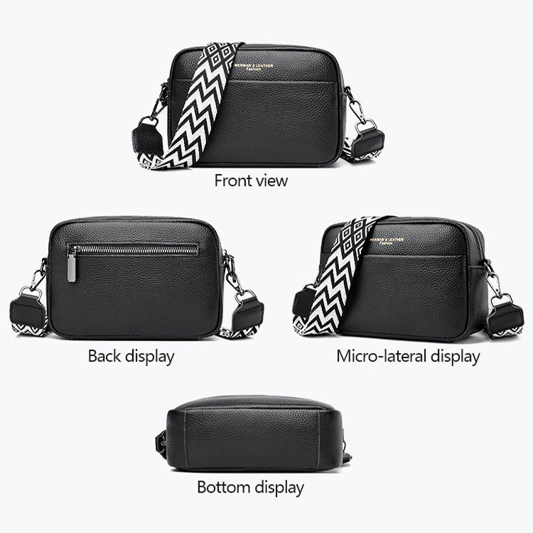 Glamida - kornat läder crossbodyväska
