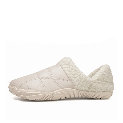 Vinterfleece barfota tofflor