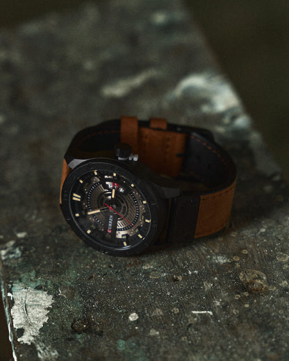 Curren läderklocka