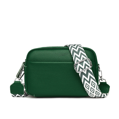 Glamida - kornat läder crossbodyväska