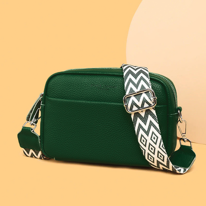 Glamida - kornat läder crossbodyväska