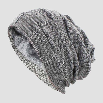 Maple Stickad Slouchy Mössa