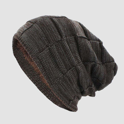 Maple Stickad Slouchy Mössa