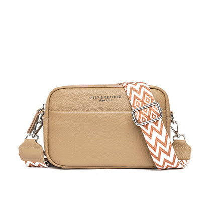 Glamida - kornat läder crossbodyväska