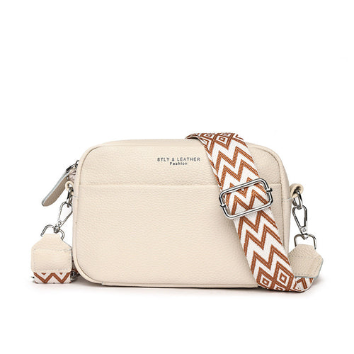 Glamida - kornat läder crossbodyväska