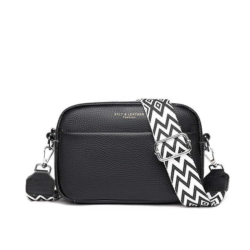 Glamida - kornat läder crossbodyväska