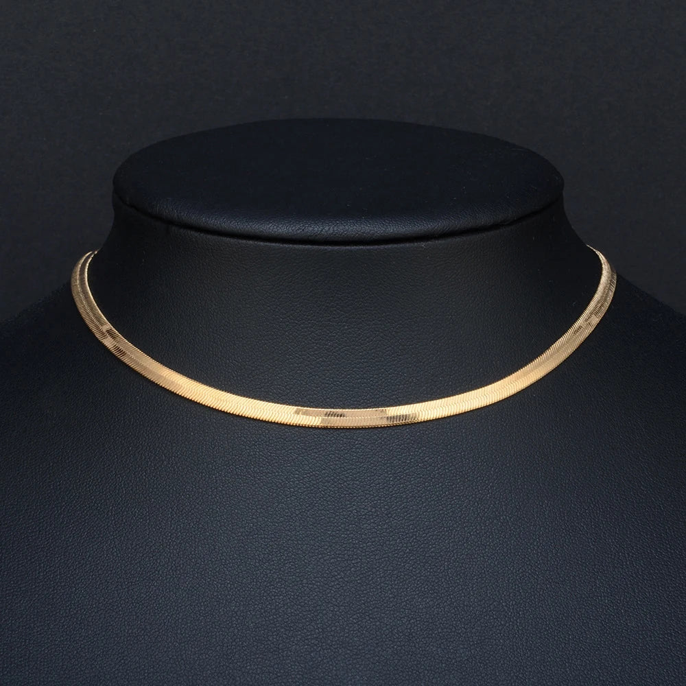Glamida - platt kedja choker