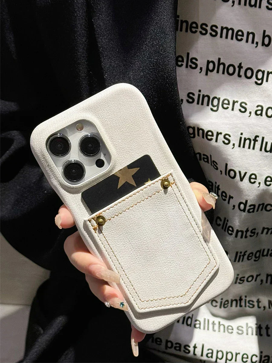 iPhone-skal tillverkat av indigodenim
