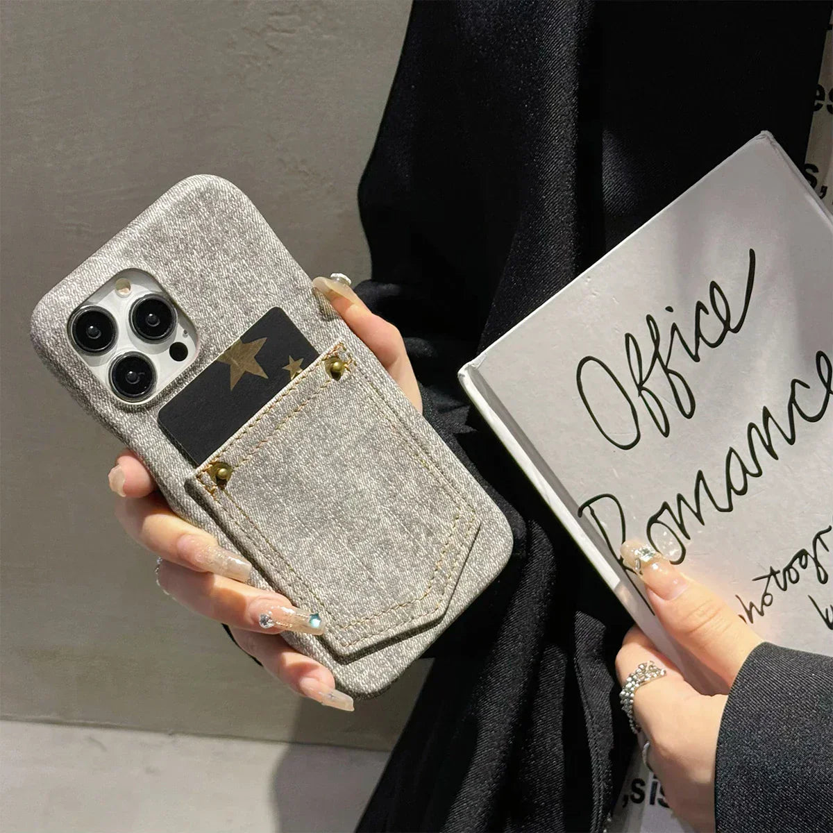 iPhone-skal tillverkat av indigodenim