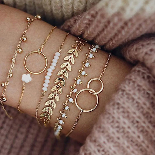 Glamida - Flerlagrade armbandset