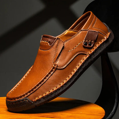Rowan handgjorda läderloafers