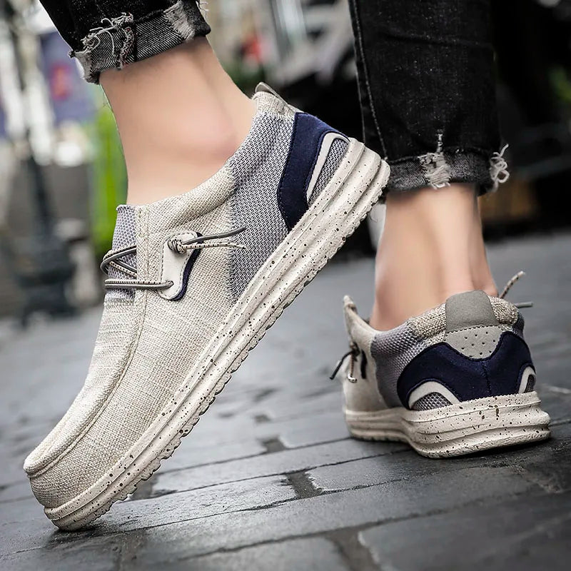 Rowan Texturerade canvas-sneakers
