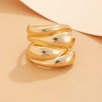 Guldfärgad ring
