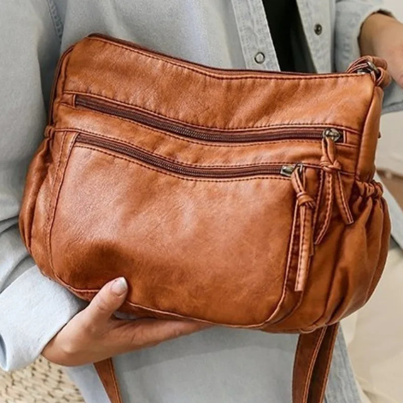 Harlow - veganskt läder crossbody-väska