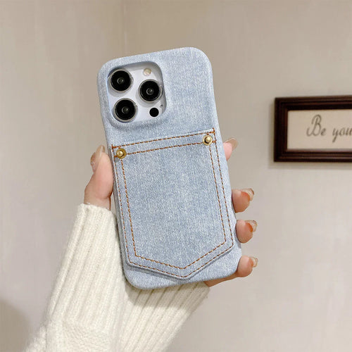 iPhone-skal tillverkat av indigodenim
