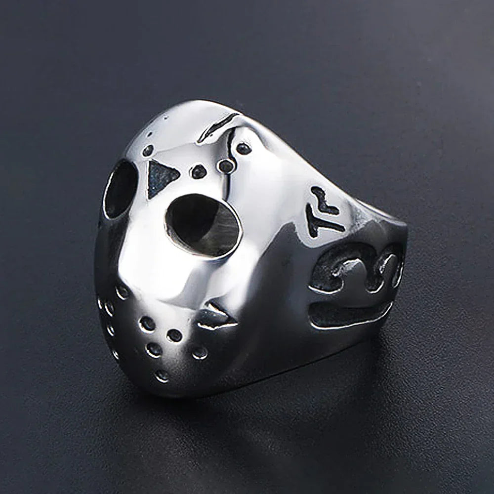 Jason-mask gotisk ring