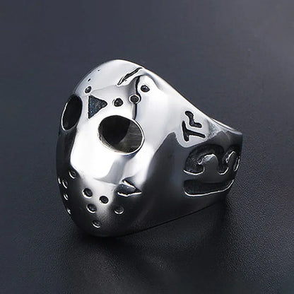 Jason-mask gotisk ring