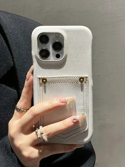 iPhone-skal tillverkat av indigodenim
