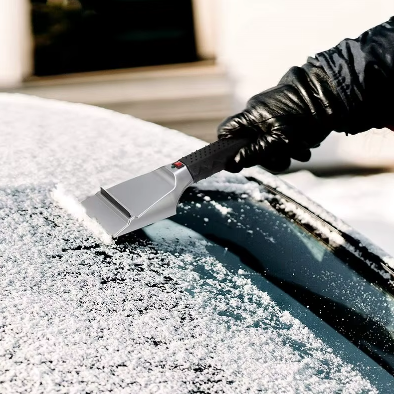 Uppvärmd snöskyffel