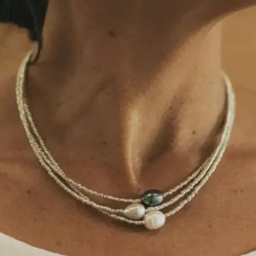 Glamida - Pärlchokerhalsband