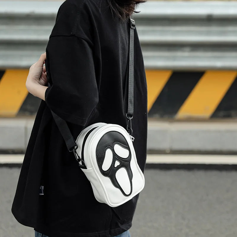 Scream läder crossbody-väska