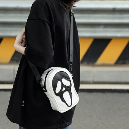 Scream läder crossbody-väska