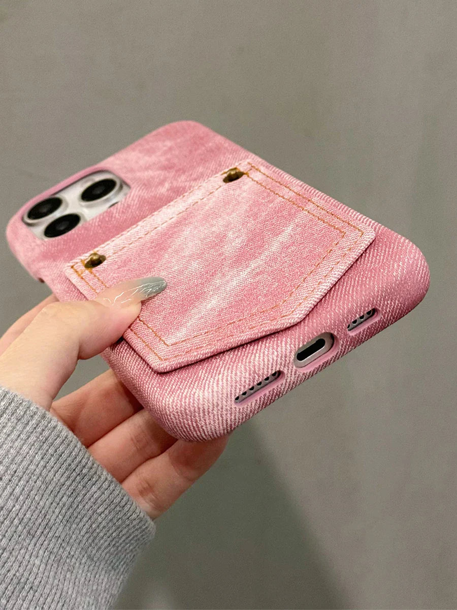 iPhone-skal tillverkat av indigodenim