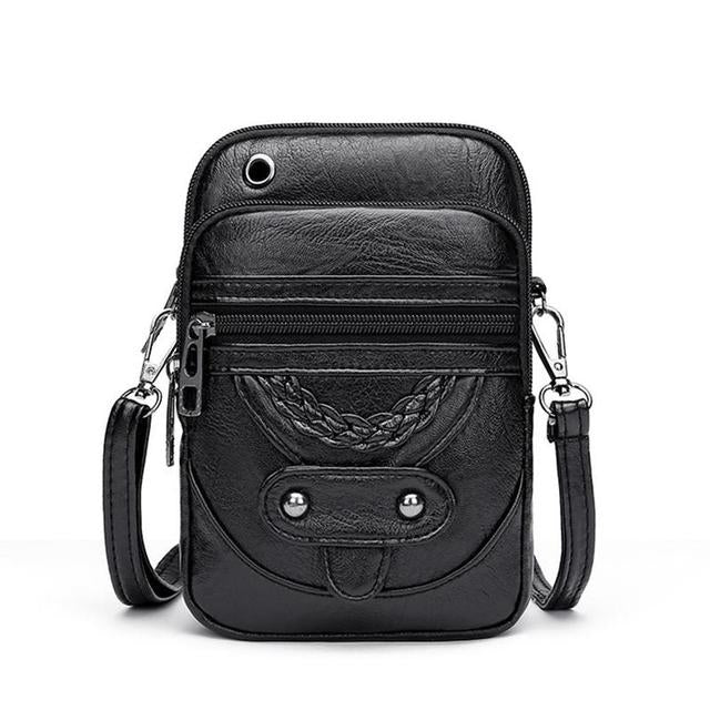 Beth - Veganskt läder Crossbody-telefonväska
