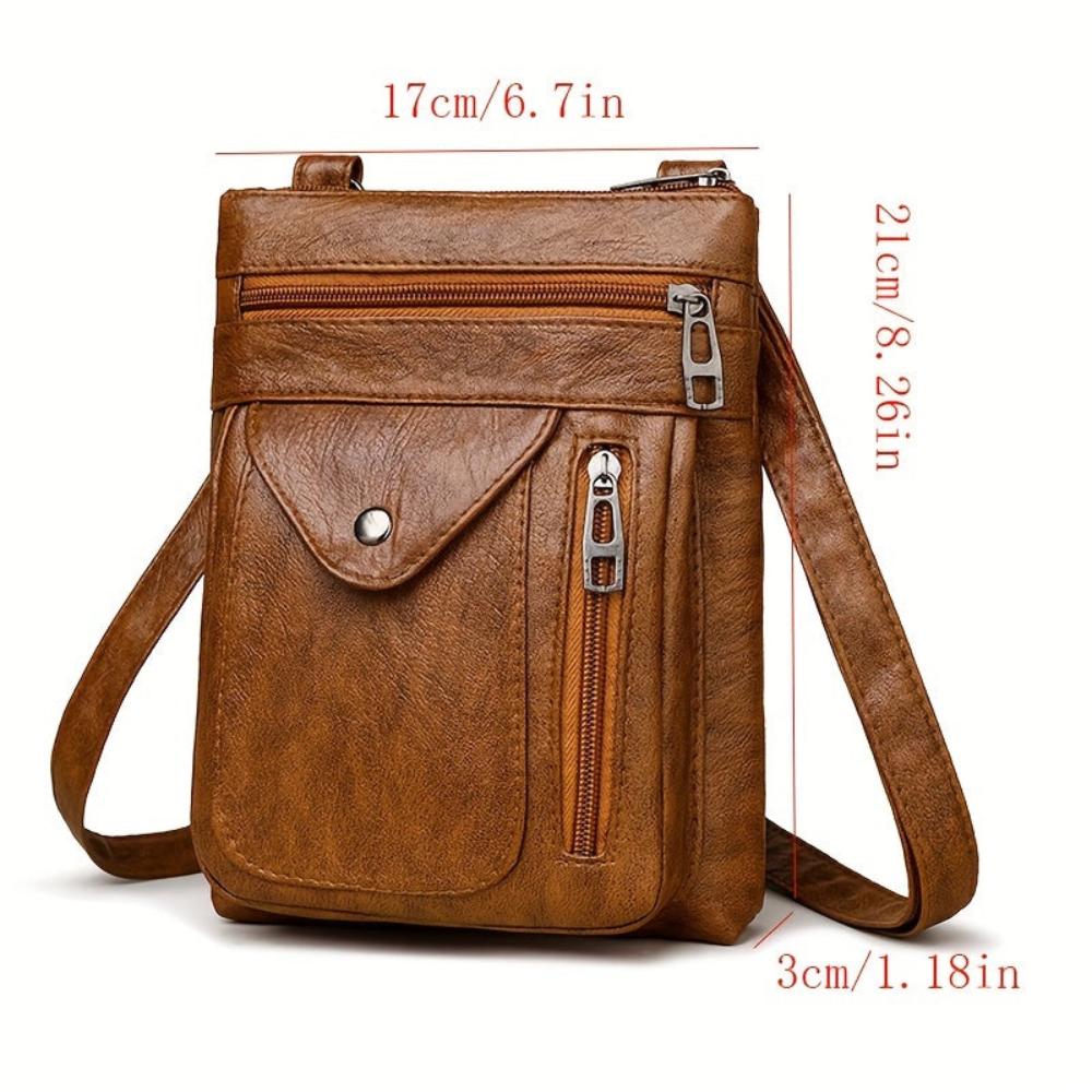 Glamida - veganskt läder crossbody-axelväska