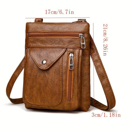 Glamida - veganskt läder crossbody-axelväska
