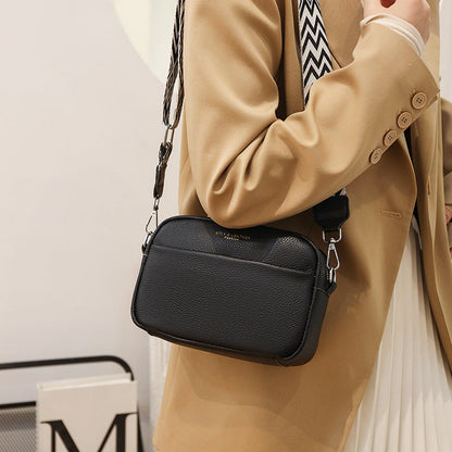 Glamida - kornat läder crossbodyväska