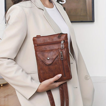 Glamida - veganskt läder crossbody-axelväska