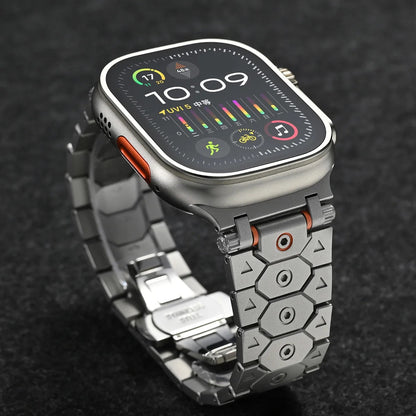 Titanium Apple Watch-armband
