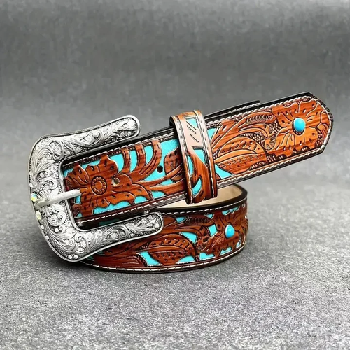 Rustler läderbälte