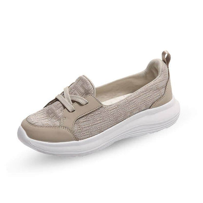 Ortopediska damskor andningsbara slip-on