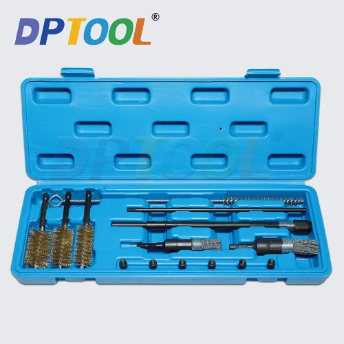 Diesel Fuel Injector Seat Cleaner Set Washing Cleaner Bristle Kit Cleaning Brushes Auto Repair Tools Car Cleaning Tool
