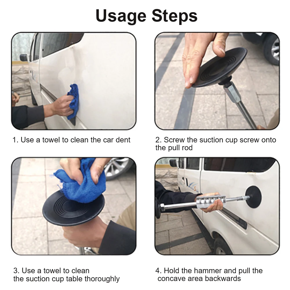 Car Trucks Body Dent Repair Dent Removal Tool Car Dent Remover Metal Rubber Car Body Repair Tool - Image 6